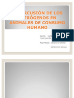 Repercusión de Los Estrógenos en Animales de Consumo