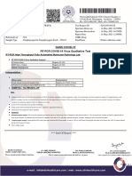 Sars Covid-19 RT-PCR COVID-19 Virus Qualitative Test: RT-PCR High Throughput Fully Automated Molecular Pathology Lab