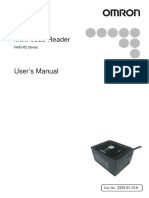 Omron Barcode Reader v400-r2 User Manual