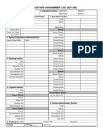 Ics Form 203, Organization Assignment List (v3)