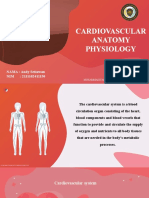 Cardiovascular Anatomy Physiology: NAMA: Andy Setiawan NIM: 2111102411150