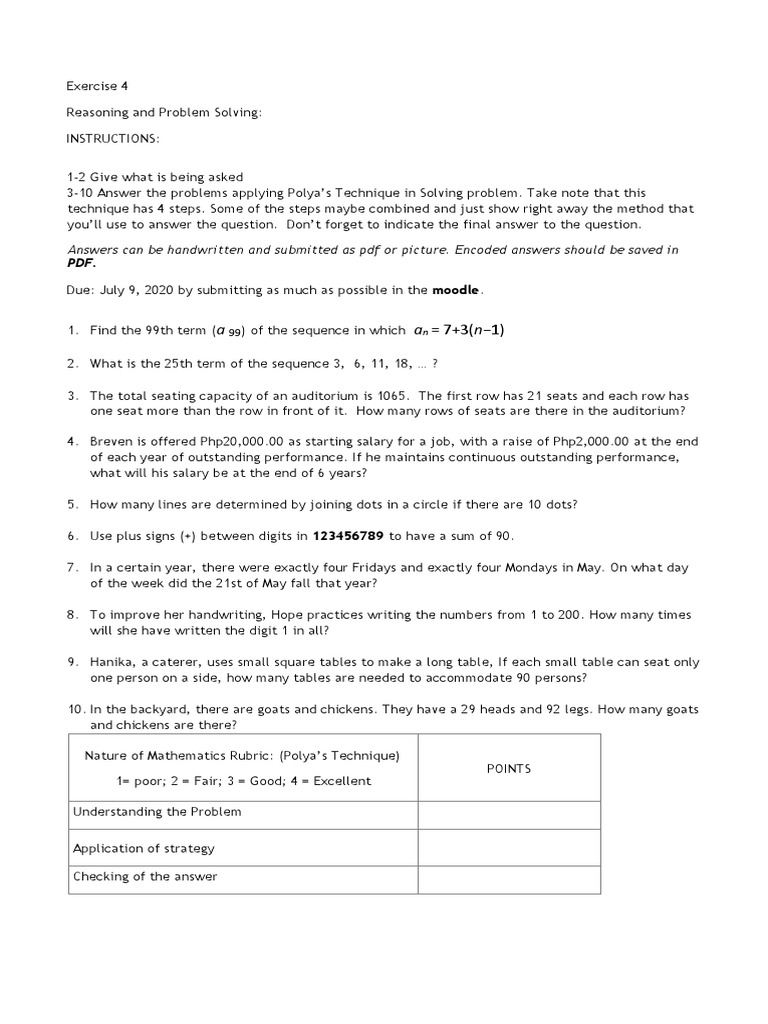 Answers Can Be Handwritten and Submitted As PDF or Picture. Encoded ...
