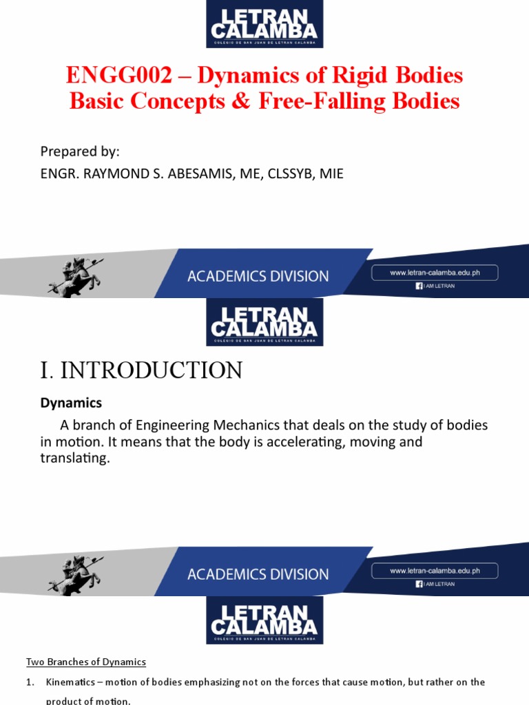 Dynamics of Rigid Bodies Overview | PDF | Kinematics | Acceleration