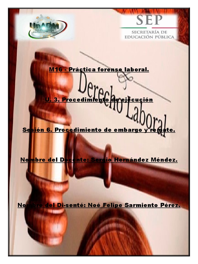 M16 - Práctica Forense Laboral | PDF | Demanda judicial | México