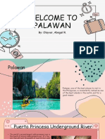 Welcome To Palawan: By: Olayvar, Abegail R