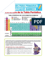 PDF Estructura de La Tabla Periodica para Cuarto de Primaria - Compress