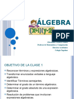 Algebra Clase 1