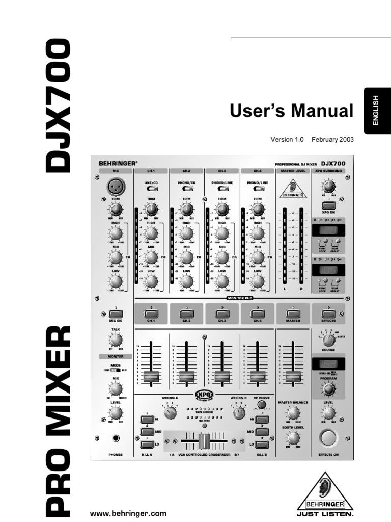 Djx700 Effects List Pdf