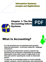 Chapter 1: The Study of Accounting Information Systems