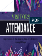 Cover Page Attendance