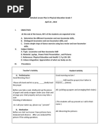 Detailed Lesson Plan in Physical Education Grade 4 | PDF | Physical ...
