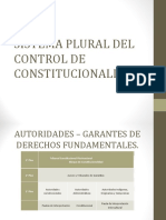 Sistema Plural de Control de Constitucionalidad. (1)