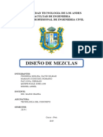 Diseño de Mezclas