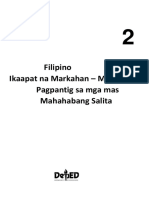 Filipino2 - q4 - Mod1 - Pagpantig Sa Mga Mas Mahahabang Salita Edited