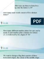 How Many Possible Ways Are There To Form Five-Letter Words Using Only The Letters A-H? How Many Such Words Consist of Five Distinct Letters?