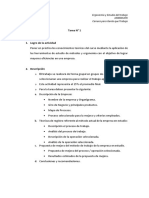 Indicaciones de La Tarea Académica 01 - T01