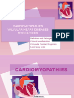 Cardiomyopathies Valvular Heart Diseases Myocarditis