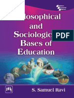 P S B E: Hilosophical and Ociological Ases of Ducation