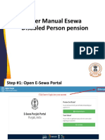 Disabled Person Pension Manual