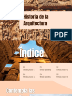 Presentación (169) Escolar historia de la arquitectura formal blanca y marrón