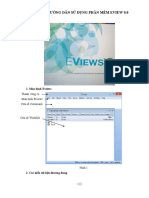 Hướng dẫn sử dụng Eviews 8.0 cơ bản