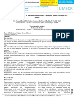 Pattern of Hematological Diseases in Kashmir