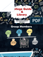 College Guide & Library: Web Development Project