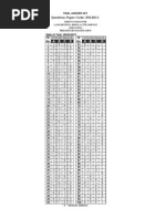 Answer Key PSC Final