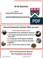 The Road To Success: Becoming A Part of Admissions@extension - Harvard.edu