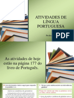 Atividades de Língua Portuguesa P. 177 12-03
