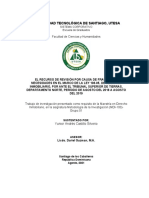 Proyecto El Recurso de Revisión Por Causa de Fraude, Sus Necesidades en El Marco de La Ley 108-05