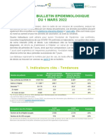 Dernière Mise À Jour de La Situation Épidémiologique