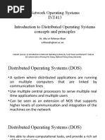 4-5 Distributed Operating Systems Concepts and Principles + Comparison of NOS and DOS