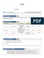 CIVIL ENGINEER BHIKAJI CHOUGALE RESUME