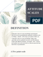 Attitude Scales