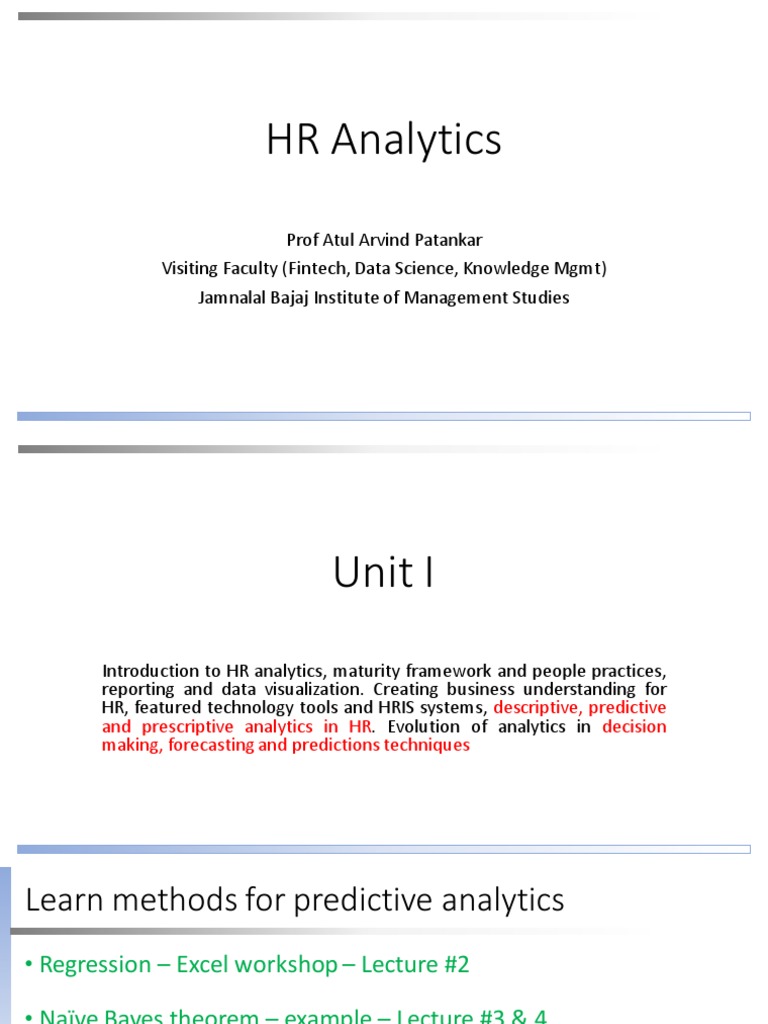 HR Analytics | PDF | Analytics | Strategic Management