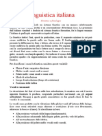 Linguistica italiana capitolo 2 Fonetica e fonologia