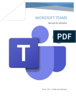 Manual de Utilizador - Microsoft Teams