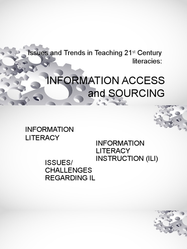 Teaching 21st Century Information Literacy | PDF