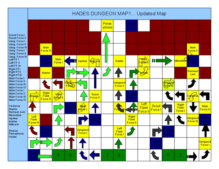 Hades Dungeon Map Overview | PDF | History