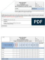 Formato Programa Anual de Auditorias Internas Esto Va Junto Con El Pno