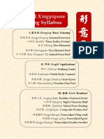 Classical Xingyiquan Training Syllabus: I. 基本功 Jīběngōng ‘Basic Training'