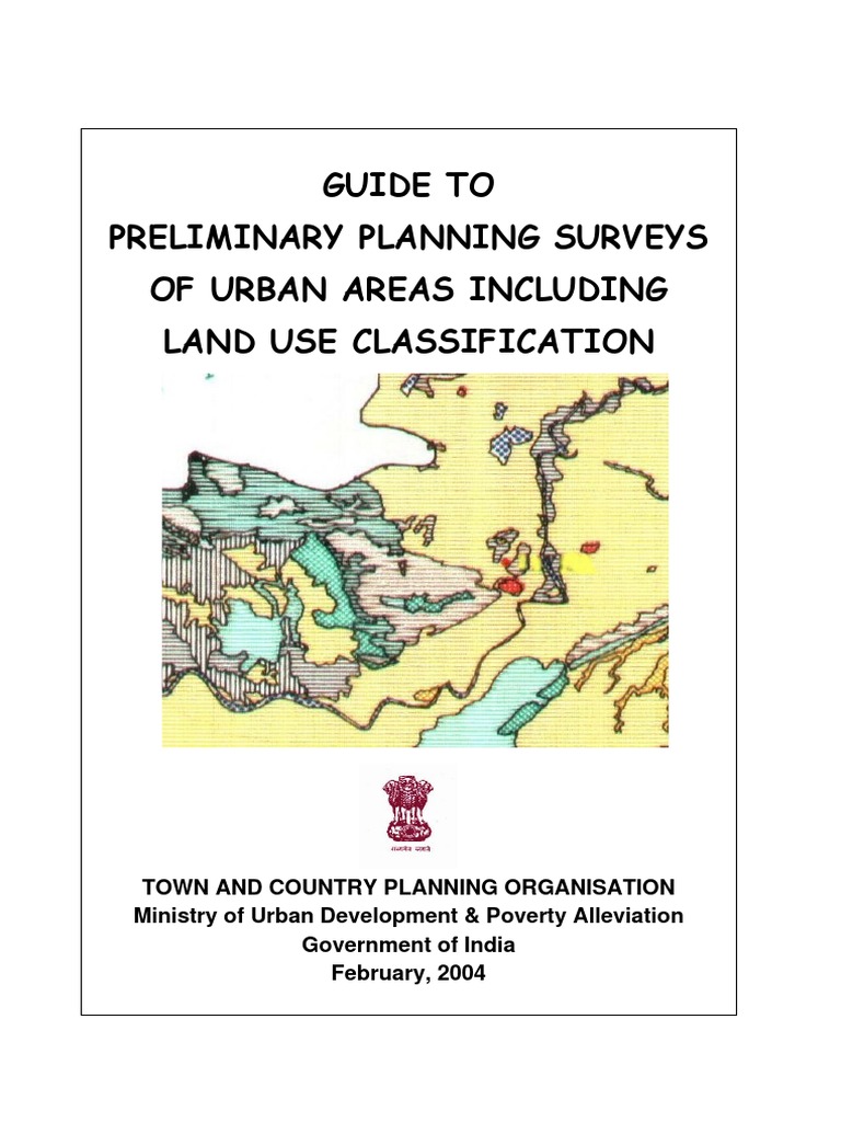 Guide To Preliminary Planning Surveys of Urban Areas Including Land Use ...