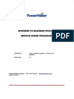 Business To Business Process Service Order Procedures