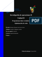 Proposiciones Falso-Verdadero Optimización de Redes. IO II.