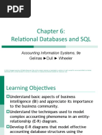 Relational Databases and SQL: Accounting Information Systems, 9e