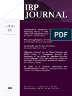 IBP Journal (2021, Vol. 46, Issue No. 2)