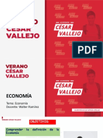 Verano César Vallejo - Economía - Semana 1