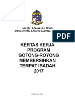 Kertas Kerja Program Gotong-Royong