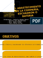 El Abasteci Miento en La Compa Ñía, Escuadron O Bateria